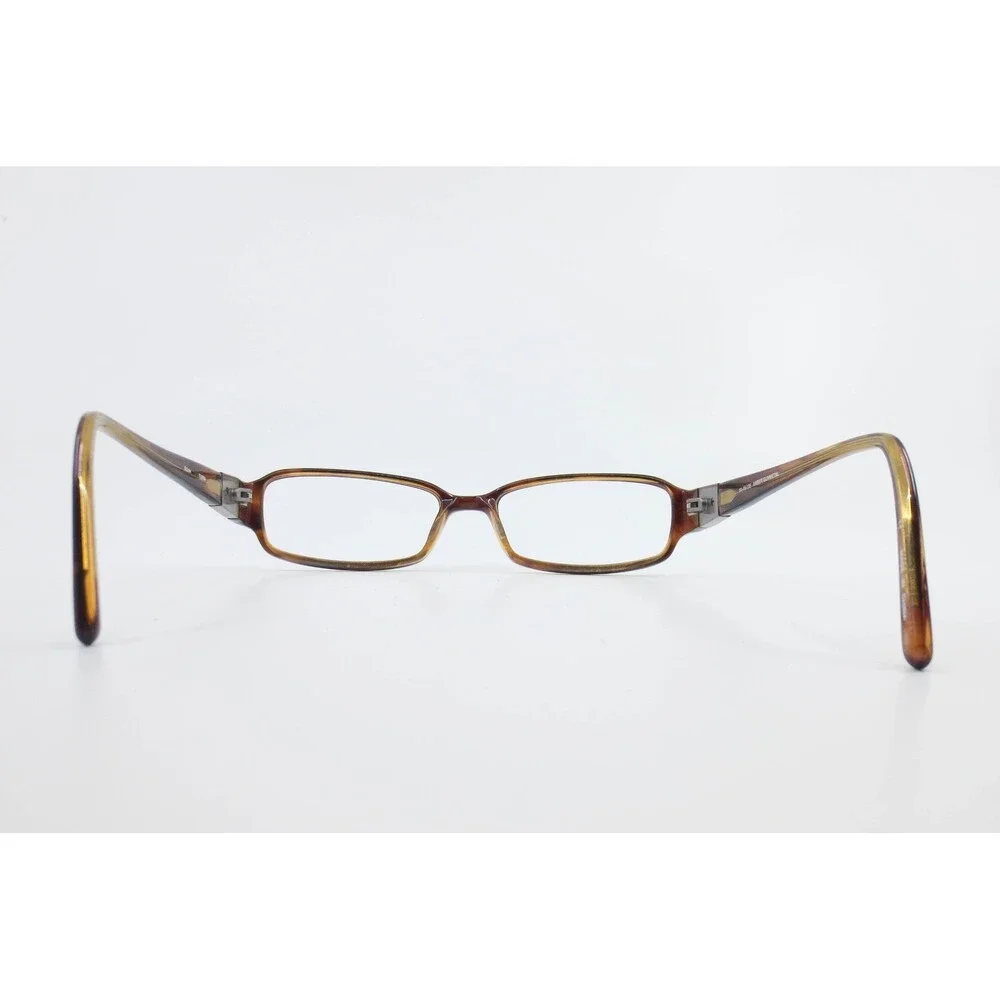 Bulova Turin Amber Gunmetal Rectangular Eyeglasses Frames 51-16-135 36245